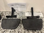 93+ Harley-davidson Touring Flhr Rear Passenger Floorboard Set 50378-07B. Fixed Price $118.79.