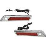 Custom Dynamics CD-SBL-DC4-RC Chrome / Red Led Saddlebag Latch Lights. Fixed Price $249.95.