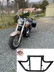 New Black Custom Highway Crash Bar Engine Guard Kawasaki Vulcan Usa. Fixed Price $138.00.