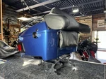 Oem Harley 97-25 Touring Pack Pak /backrest/rack/ Lights Chopper Blue/slvr. Fixed Price $999.00.