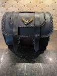 Motorcycle Saddlebag Willie & Max Black Magic Pax Pre-owned. Fixed Price $129.00.