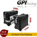 2 Black 38L Hard Side Saddlebag Box Trunk Tour Motorcycle Panniers Case. Fixed Price $259.99.