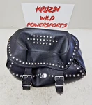 2002 Harley Softail Left Saddlebag Studded Leather W/ Mtg Bracket Oem Genuine. Fixed Price $109.00.