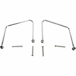 Cobra Saddlebag Supports Chrome Motorcycle Street Bike 02-6325 82-97814. Fixed Price $99.89.