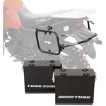 Tusk 1467340182 Aluminum Panniers With Racks V2 Medium Black. Fixed Price $537.00.
