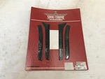 A6B Show Chrome Saddlebag Scuff Pads 52-742. Fixed Price $44.49.