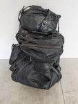 Diamond Buffalo Leather Seat Sissy Bar Motorcycle Bag Harley Rear Saddle Trunk. Fixed Price $59.99.