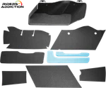 Drag Specialties Hard Saddlebag Liner Lining Kit 93-13 Harley Touring Dresser. Fixed Price $122.95.