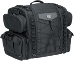 Kuryakyn 5284 Black Textile Momentum Road Warrior Rear Rack Bag For Harley. Fixed Price $329.99.