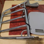 Motherwell 2-UP Backrest Luggage Rack Chrome #MWL-165 Harley Davidson Touring. Fixed Price $85.00.