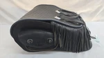 Genuine Harley Davidson 1997 Springer Heritage Flsts Solo Rack Bag Blue Trim. Fixed Price $995.00.