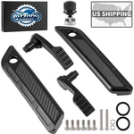 Black Saddlebag Hinge Latch Covers+handle Kit For Harley Touring Flhx Flhr 14-23. Fixed Price $89.99.