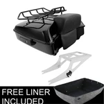 Chopped Trunk Backrest Mount Luggage Rack Fit For Harley Fat Boy Flstf 2008-2017. Fixed Price $339.99.