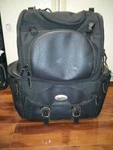 Saddlemen SR860725A Motorcycle Back Seat Sissy Bar Bag Luggage Harley Honda Nice. Fixed Price $170.00.