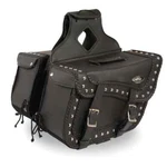 Milwaukee Leather 66401 Large Braided & Studded Throw Over Motorcycle Saddlebags. Fixed Price $139.99.