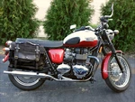 Triumph Bonneville 2001 - 2015 Saddle Bag With Mount Black (single). Fixed Price $349.95.