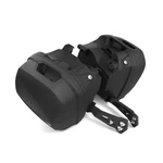 Triumph Tiger Sport 660 Side Pannier Set Black 57 Blue Cover Rear. Fixed Price $1017.56.