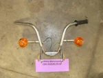 1986 Suzuki Shuttle FA50G Moped Oem Bars Handlebar Turn Signal Reflectors. Fixed Price $88.00.