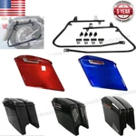 5" Hard Stretched Extended Cvo Saddlebags Fits For Harley Softail 1986-2013 2012. Fixed Price $165.00.