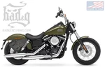 Harley Dyna Right Side Black Solo Saddlebag - DR02 Bad&g Customs. Fixed Price $209.95.