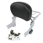 Chrome Backrest Sissy Bar Luggage Rack Docking Kit Fit For Harley Touring 97-08. Fixed Price $91.80.
