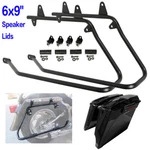 5" Stretched Hard Saddlebag 6X9'' Speaker Lid + Bracket For Harley Softail 86-13. Fixed Price $392.32.