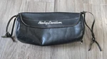 Harley Davidson Bag Black Leather Handlebar Fork Tool Pouch. Fixed Price $29.99.