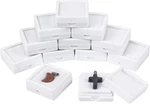 24PCS White Gemstone Display Box Jewelry Container 1.57X0.6 With Clear Top. Fixed Price $24.99.
