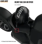 Can-am Ryker Oem Integrated Helmet Bag Storage/driver Seat Rainguard 219400765. Fixed Price $91.49.