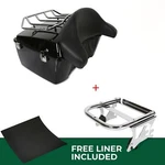 Painted King Pack Luggage Trunk Two-up Mount Rack For Harley Touring 1997-2008. Fixed Price $250.00.