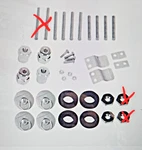 Saddlemen S4 Quick Saddlebag Docking Post And Fastener Kits 3501-0338 #0673. Fixed Price $80.00.