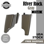 River Rock Gray Stretched Saddlebag Extended Bags For Harley Touring 2014+. Fixed Price $699.00.