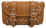 10" Light Brown Studded Motorcycle Leather Windshield Tool Bag For Honda - HX25. Fixed Price $45.00.