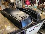 Saddlebag Lids Harley Touring Flh Street Road Glide Ultra Classic 93-13 Trim Chr. Fixed Price $149.95.