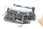 87-89 Harley Heritidge Softail Oem Big Bertha Fringe Leather Bag Set Pair. Fixed Price $500.00.