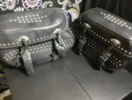 2000-2017 Oem Harley-davidson Heritage Softail Studded Leather Saddlebags. Fixed Price $219.99.