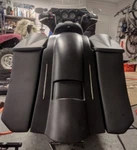 6" Down 9" Back Strech Saddlebags/led Fender With 8X8" Lids For Touring 97-2008. Fixed Price $1320.00.