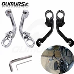 1-1/4"LONG Angled Highway Engine Guard Bar Foot Peg Mount Kit For Harley Touring. Fixed Price $28.95.