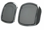 Genuine Indian Powerband Audio - Classic Saddlebag Speaker Grills Chrome. Fixed Price $219.99.