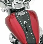 Mustang Tank Bib, Studded With Concho For Honda New (p/n 93102). Fixed Price $36.52.