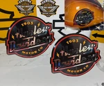 Hd Genuine Harley Touring Softail Dyna Fuel Gas Tank Set Emblems Badges Oem. Fixed Price $139.95.