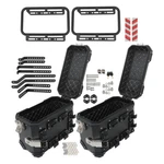 2 Side Case 36L Hard Saddlebags Motorcycle Tour Trunk Luggage & Mounting Bracket. Fixed Price $290.00.
