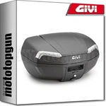 Monolock Riviera Black Tech Top Case - 46 Lt Givi Honda Vfr 1200 2016. Fixed Price $390.51.