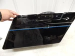 Harley Vivid Black Blue Silver Stripe Peace Officer Right Saddlebag 90651-06CCO. Fixed Price $41.21.