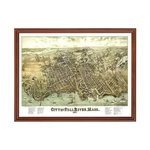 Old Map Of Fall River, 1877 - Vintage Massachu. Fixed Price $69.99.