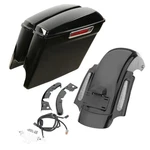 5" Stretched Saddlebags Rear Fender Fit For Harley Street Road Glide 2009-2013. Fixed Price $409.99.