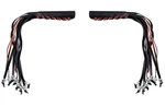 Motorcycle Brake Clutch Lever Covers Dream Apparel Black Red Skull Fringe. Fixed Price $26.99.