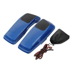 Abs 6X9" Saddlebag Speaker Lids Fit For Harley Electra Glide 14-UP Electric Blue. Fixed Price $176.79.