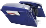 Mutazu Complete Fat Ass Wide Cobalt Blue Hard Saddlebag Fits Harley Touring Road. Fixed Price $480.00.