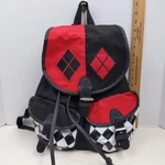 Bioworld Harley Quinn Backpack Red Black Dc Comics Mini Bag Diamond Logo New. Fixed Price $44.17.
